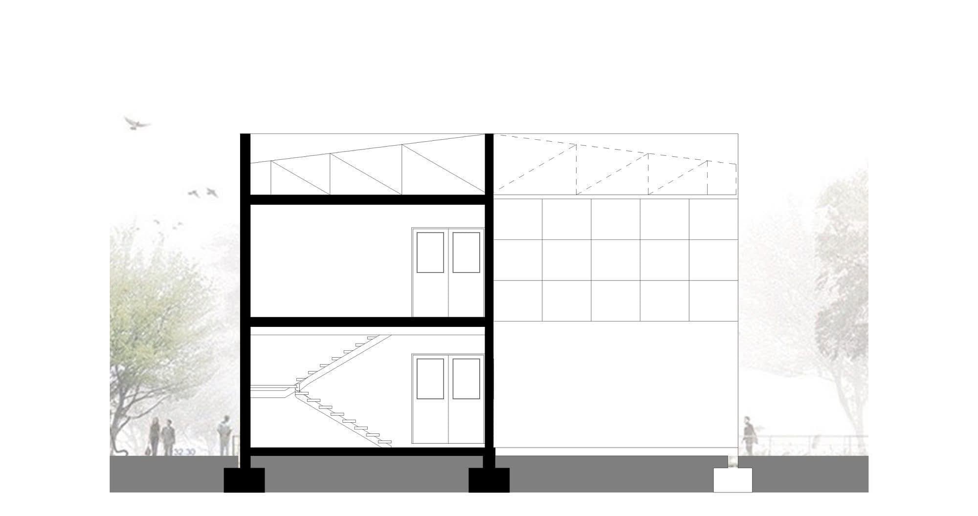 Glazen gevel kantoorpand 7